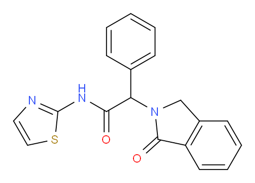 1,3-Dihydro-1-oxo-α-phenyl-N-2-thiazolyl-2H-isoindole-2-acetamide (ACI)