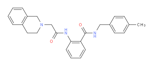 3,4-Dihydro-N-[2-[[[(4-methylphenyl)methyl]amino]carbonyl]phenyl]-2(1H)-isoquinolineacetamide (ACI)