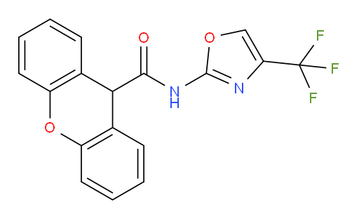 N-[4-(Trifluoromethyl)-2-oxazolyl]-9H-xanthene-9-carboxamide (ACI)