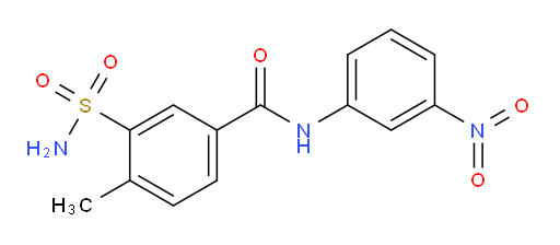 3-(Aminosulfonyl)-4-methyl-N-(3-nitrophenyl)benzamide (ACI)