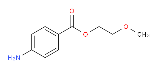Ethanol, 2-methoxy-, 1-(4-aminobenzoate) (ACI)
