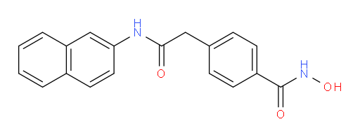 4-[(Hydroxyamino)carbonyl]-N-2-naphthalenylbenzeneacetamide (ACI)