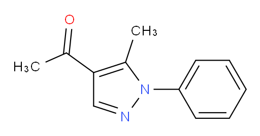 1-(5-Methyl-1-phenyl-1H-pyrazol-4-yl)ethanone (ACI)