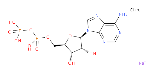 Adenosine 5′-(trihydrogen diphosphate), sodium salt (1:?) (ACI)