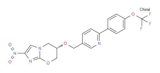 (6S)-6,7-Dihydro-2-nitro-6-[[6-[4-(trifluoromethoxy)phenyl]-3-pyridinyl]methoxy]-5H-imidazo[2,1-b][1,3]oxazine (ACI)