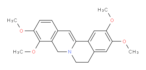 5,8-Dihydro-2,3,9,10-tetramethoxy-6H-dibenzo[a,g]quinolizine (ACI)