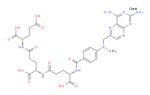 L-Glutamic acid, N-[4-[[(2,4-diamino-6-pteridinyl)methyl]methylamino]benzoyl]-L-γ-glutamyl-L-γ-glutamyl- (9CI, ACI)