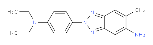 2-[4-(Diethylamino)phenyl]-6-methyl-2H-benzotriazol-5-amine (ACI)