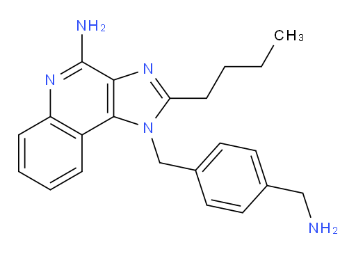 1-[[4-(Aminomethyl)phenyl]methyl]-2-butyl-1H-imidazo[4,5-c]quinolin-4-amine (ACI)