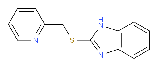 2-[(2-Pyridinylmethyl)thio]-1H-benzimidazole (ACI)