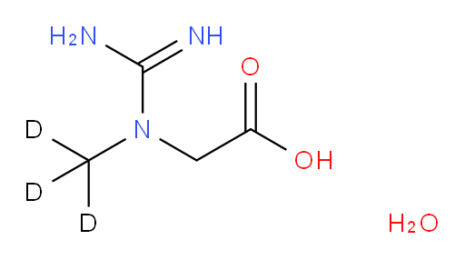 Glycine, N-(aminoiminomethyl)-N-(methyl-d3)-, hydrate (1:1) (ACI)