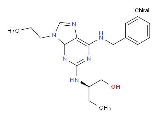 (2R)-2-[[6-[(Phenylmethyl)amino]-9-propyl-9H-purin-2-yl]amino]-1-butanol (ACI)