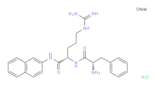 L-Argininamide, L-phenylalanyl-N-2-naphthalenyl-, hydrochloride (1:2) (ACI)