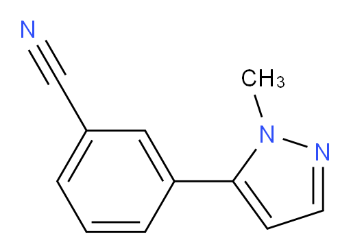 3-(1-Methyl-1H-pyrazol-5-yl)benzonitrile (ACI)