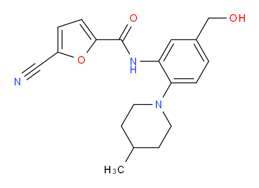 5-Cyano-N-[5-(hydroxymethyl)-2-(4-methyl-1-piperidinyl)phenyl]-2-furancarboxamide (ACI)