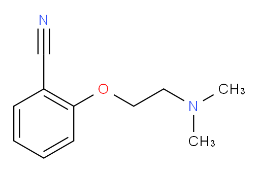2-[2-(Dimethylamino)ethoxy]benzonitrile (ACI)