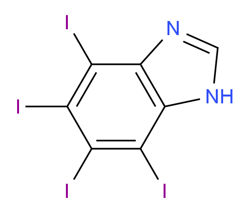 4,5,6,7-Tetraiodo-1H-benzimidazole (ACI)