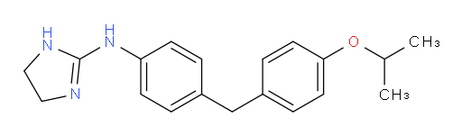 4,5-Dihydro-N-[4-[[4-(1-methylethoxy)phenyl]methyl]phenyl]-1H-imidazol-2-amine (ACI)