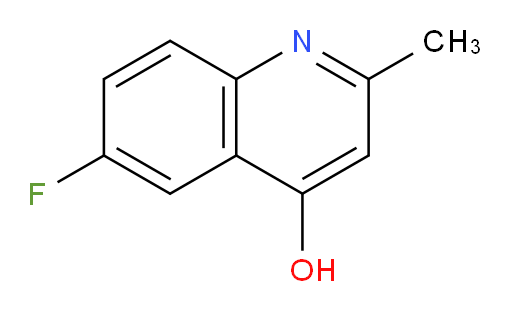 6-Fluoro-2-methyl-4-quinolinol (ACI)