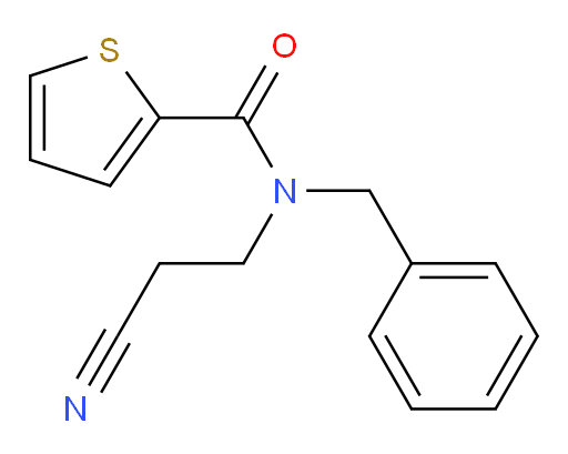 N-(2-Cyanoethyl)-N-(phenylmethyl)-2-thiophenecarboxamide (ACI)