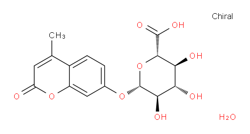 β-D-Glucopyranosiduronic acid, 4-methyl-2-oxo-2H-1-benzopyran-7-yl, hydrate (9CI)