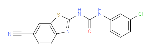 N-(3-Chlorophenyl)-N′-(6-cyano-2-benzothiazolyl)urea (ACI)