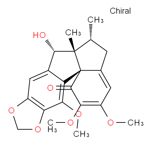 (6R,6aR,7S,12bS)-5,6,6a,7-Tetrahydro-7-hydroxy-2,3,12-trimethoxy-6,6a-dimethyl-1H-indeno[7′a,1′:1,2]indeno[5,6-d][1,3]dioxol-1-one (ACI)