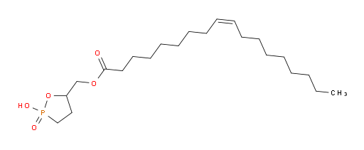 (2-Hydroxy-2-oxido-1,2-oxaphospholan-5-yl)methyl (9Z)-9-octadecenoate (ACI)