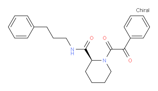 (2S)-1-(2-Oxo-2-phenylacetyl)-N-(3-phenylpropyl)-2-piperidinecarboxamide (ACI)
