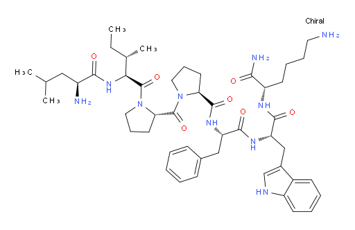 L-Lysinamide, L-leucyl-L-isoleucyl-L-prolyl-L-prolyl-L-phenylalanyl-L-tryptophyl- (9CI)
