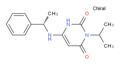 3-(1-Methylethyl)-6-[[(1S)-1-phenylethyl]amino]-2,4(1H,3H)-pyrimidinedione
