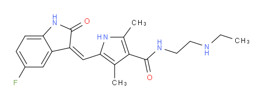 (Z)-N-(2-(ethylamino)ethyl)-5-((5-fluoro-2-oxoindolin-3-ylidene)methyl)-2,4-dimethyl-1H-pyrrole-3-carboxamide