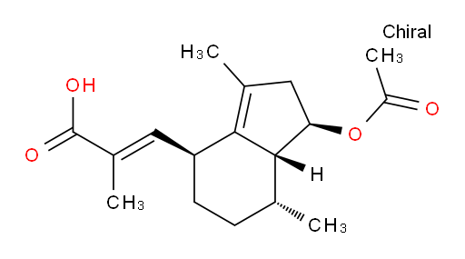 (E)-3-((1R,4S,7R,7aR)-1-acetoxy-3,7-dimethyl-2,4,5,6,7,7a-hexahydro-1H-inden-4-yl)-2-methylacrylic acid