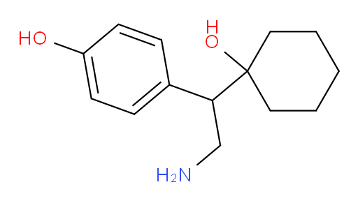 4-(2-amino-1-(1-hydroxycyclohexyl)ethyl)phenol
