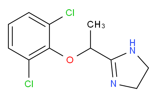 2-(1-(2,6-dichlorophenoxy)ethyl)-4,5-dihydro-1H-imidazole
