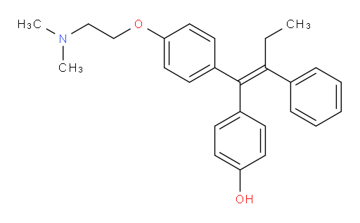 4-(1-(4-(2-(dimethylamino)ethoxy)phenyl)-2-phenylbut-1-en-1-yl)phenol