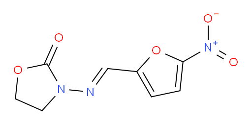 3-(((5-nitrofuran-2-yl)methylene)amino)oxazolidin-2-one