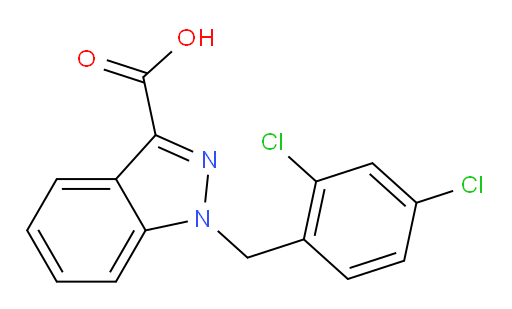 1-[(2,4-Dichlorophenyl)methyl]-1H-indazol-3-carboxylic acid