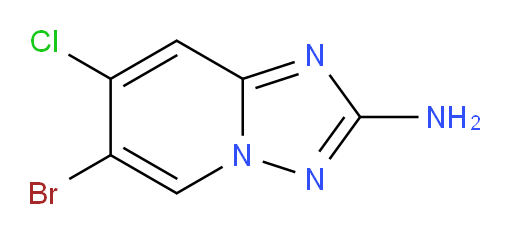 6-bromo-7-chloro-[1,2,4]triazolo[1,5-a]pyridin-2-amine