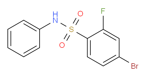 4-bromo-2-fluoro-N-phenylbenzenesulfonamide