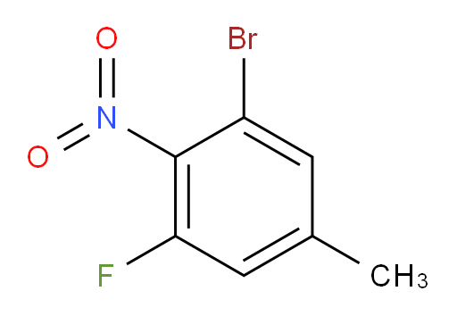 1-bromo-3-fluoro-5-methyl-2-nitrobenzene