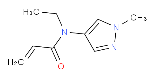 N-ethyl-N-(1-methyl-1H-pyrazol-4-yl)prop-2-enamide