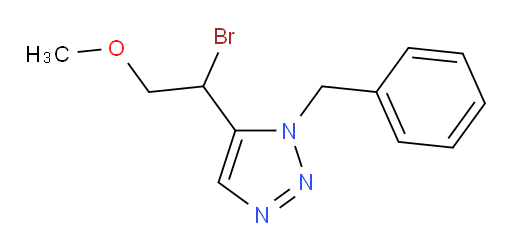 1-benzyl-5-(1-bromo-2-methoxyethyl)-1H-1,2,3-triazole