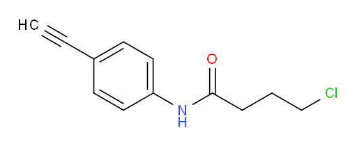 4-chloro-N-(4-ethynylphenyl)butanamide