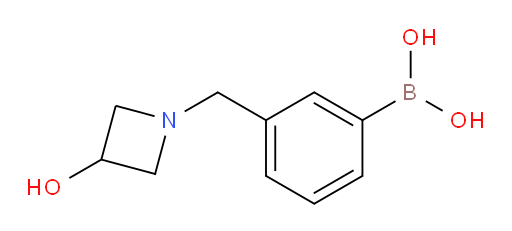 {3-[(3-hydroxyazetidin-1-yl)methyl]phenyl}boronic acid