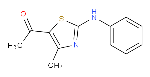 1-[4-methyl-2-(phenylamino)-1,3-thiazol-5-yl]ethan-1-one