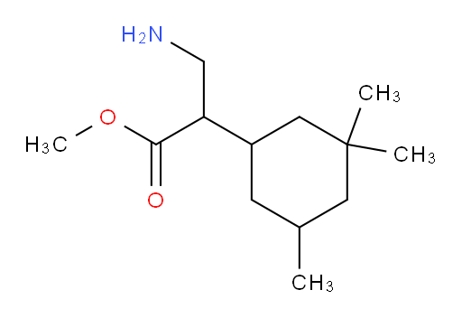 methyl 3-amino-2-(3,3,5-trimethylcyclohexyl)propanoate