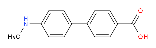 4-[4-(methylamino)phenyl]benzoic acid