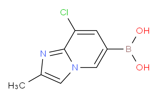 {8-chloro-2-methylimidazo[1,2-a]pyridin-6-yl}boronic acid