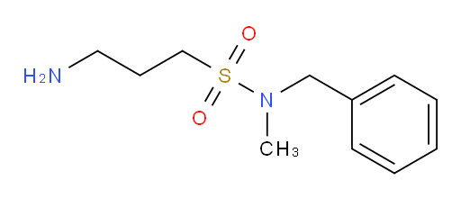 3-amino-N-benzyl-N-methylpropane-1-sulfonamide